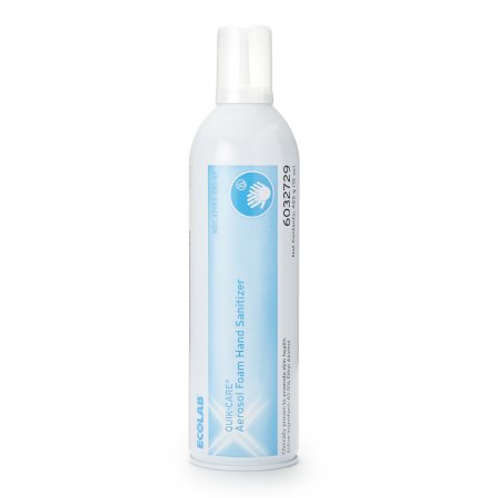 EcoLab Hand Sanitizer Quik-Care™ 15 oz. Ethyl Alcohol Foaming Aerosol Can - Case of 12 - 6032729-CS