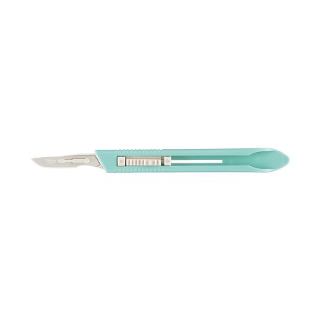 Integra Lifesciences Safety Scalpel Miltex® No. 10 Stainless Steel / Plastic Classic Grip Handle Sterile Disposable - Box of 10 - 4-510-BX