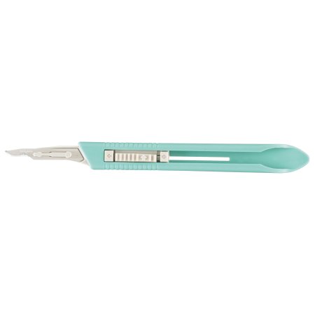 Integra Lifesciences Safety Scalpel Miltex® No. 15 Stainless Steel / Plastic Classic Grip Handle Sterile Disposable - Box of 10 - 4-515-BX