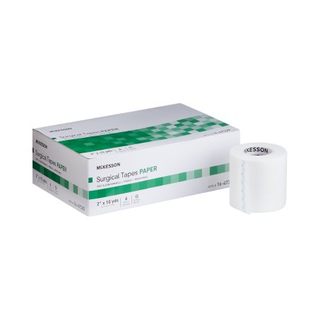 McKesson Medical Tape McKesson White 2 Inch X 10 Yard Paper NonSterile - Case of 72 - 16-47320-CS