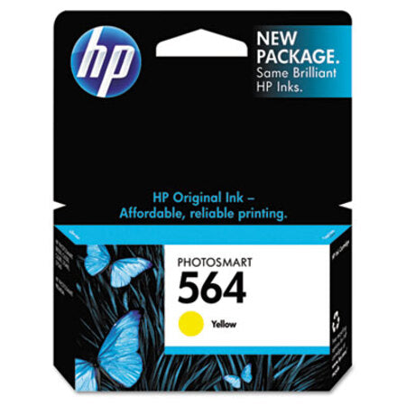 HP HP 564, (CB320WN) Yellow Original Ink Cartridge - Each - HEW-CB320WN-EA