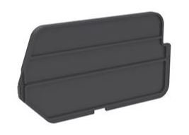 Akro-Mils Bin Divider AkroBins® 4 Inch Black Polypropylene - Pack of 6 - 40210-PK