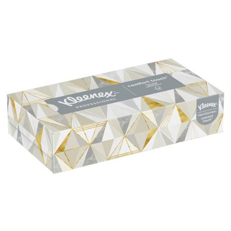 Kimberly Clark Kleenex® Facial Tissue White 8-2/5 X 8-3/5 Inch 125 Count - Case of 12 - 03076-CS