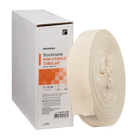 McKesson Stockinette Tubular McKesson 2 Inch X 25 Yard Cotton NonSterile - Case of 12 - 16-4T-225-CS