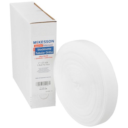 McKesson Stockinette Tubular McKesson 2 Inch X 25 Yard Polyester NonSterile - Case of 12 - 16-4TS-225-CS