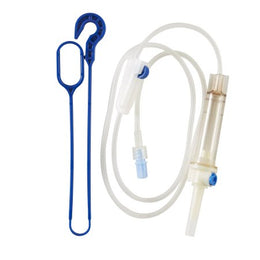 Baxter Secondary IV Administration Set Clearlink™ Gravity 10 Drops / mL Drip Rate Without Filter 37 Inch Tubing - Case of 48 - 2C7461-CS