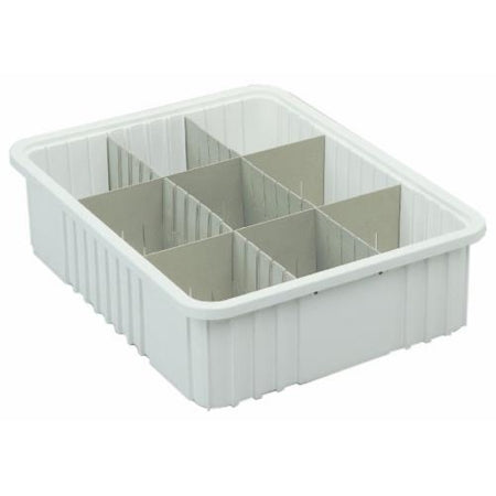 Intermetro Industries Tote Box Divider White - Each - MTB93060W-EA