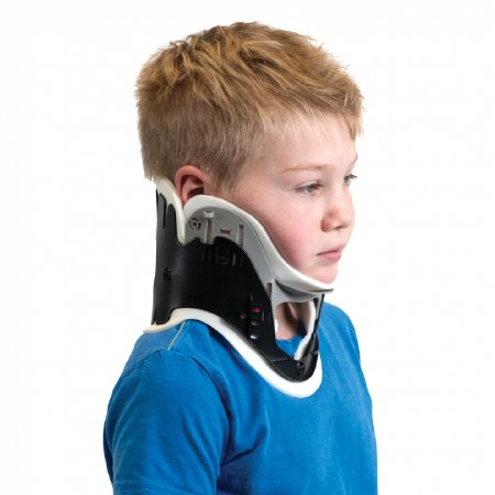 DJO Rigid Cervical Collar ProCare® XTEND 174 Preformed Infant (6 to 24 Months) Size Ped 1 Two-Piece / Trachea Opening 1-1/8 Inch Height â‰¤ 9 Inch Neck Circumference - Each - 79-83251-EA
