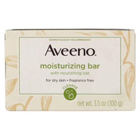 J & J Sales Soap Aveeno® Bar 3.5 oz. Individually Wrapped Unscented - Each - 38137003623-EA
