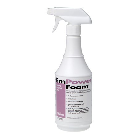 Metrex Research Dual Enzymatic Instrument Detergent EmPower® Foam™ Foam RTU 24 oz. Spray Bottle Unscented - Case of 12 - 10-4224-CS