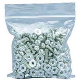 RD Plastics Company Reclosable Bag 21 X 21 Inch Plastic Zipper Closure - Case of 100 - Q359-CS