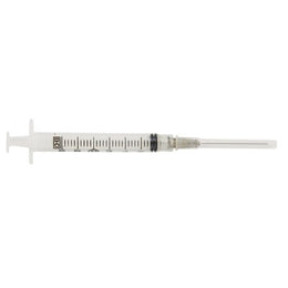 BD Standard Hypodermic Syringe with Needle PrecisionGlide™ 3 mL 1-1/2 Inch 22 Gauge NonSafety Regular Wall - Box of 100 - 309574-BX