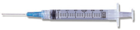 BD Standard Hypodermic Syringe with Needle PrecisionGlide™ 3 mL 1 Inch 21 Gauge NonSafety Thin Wall - Each - 309575-EA