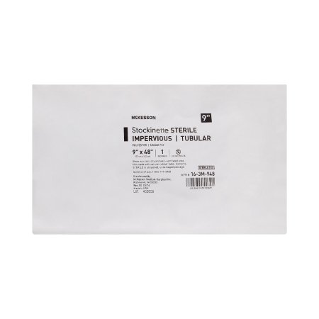 McKesson Surgical Stockinette Impervious / Tubular McKesson 9 W X 48 L Inch Sterile - Each - 16-3M-948-EA