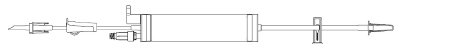 B. Braun Burette IV Administration Set BBraun™ Gravity 1 Port Without Filter 20 Inch Tubing - Case of 20 - 375111-CS
