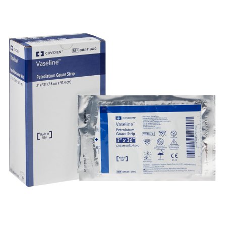 Cardinal Petrolatum Impregnated Dressing Vaseline® Strip 3 X 36 Inch Sterile - Each - 8884415600-EA
