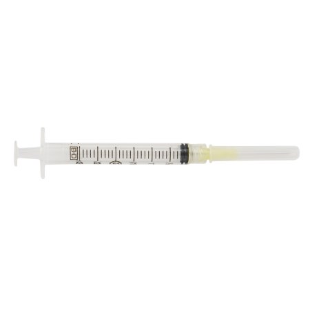 BD Standard Hypodermic Syringe with Needle PrecisionGlide™ 3 mL 1 Inch 20 Gauge NonSafety Regular Wall - Case of 800 - 309578-CS