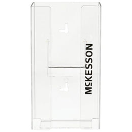 McKesson Glove Box Holder McKesson Horizontal or Vertical Mounted 1-Box Capacity Clear 4 X 5-1/2 X 10 Inch Plastic - Case of 10 - 16-6534-CS