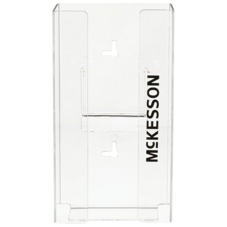 McKesson Glove Box Holder McKesson Horizontal or Vertical Mounted 1-Box Capacity Clear 4 X 5-1/2 X 10 Inch Plastic - Each - 16-6534-EA