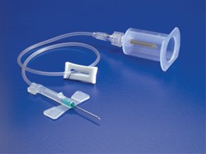 Smiths Medical Saf-T Wing® Blood Collection Set with Holder 23 Gauge 3/4 Inch Needle Length Safety Needle 12 Inch Tubing Sterile - Case of 200 - 982312-CS