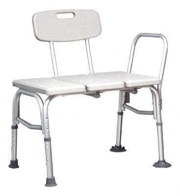 Graham-Field Lumex® Maxi-Drain Bath Transfer Bench Side Arm 22-1/4 Inch Seat Height 350 lbs. Weight Capacity - Case of 2 - 7927A-CS