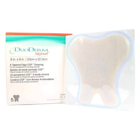 ConvaTec Hydrocolloid Dressing DuoDERM® Signal® 8 X 9 Inch Sacral - Each - 410501-EA
