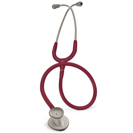 3M Classic Stethoscope 3M™ Littmann® Lightweight II S.E. Burgundy 1-Tube 28 Inch Tube Double Sided Chestpiece - Each - 2451-EA