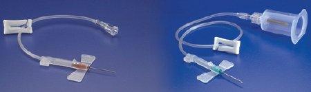 Smiths Medical Saf-T Wing® Blood Collection Set 25 Gauge 3/4 Inch Needle Length Safety Needle 12 Inch Tubing Sterile - Box of 50 - 972512-BX