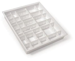 Harloff Drawer Divider Tray Pack 1 Medical Cart Tray - Each - 68630-P1-EA