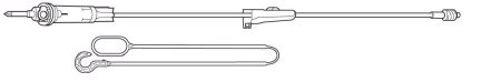 Baxter Secondary IV Administration Set Clearlink™ Gravity Without Ports 60 Drops / mL Drip Rate Without Filter 37 Inch Tubing Medication - Case of 48 - 2H7463-CS