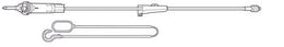 Baxter Secondary IV Administration Set Clearlink™ Gravity Without Ports 60 Drops / mL Drip Rate Without Filter 37 Inch Tubing Medication - Case of 48 - 2H7463-CS
