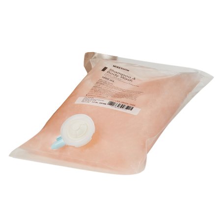 McKesson Shampoo and Body Wash McKesson 1,000 mL Dispenser Refill Bag Apricot Scent - Each - 53-28026-1000-EA