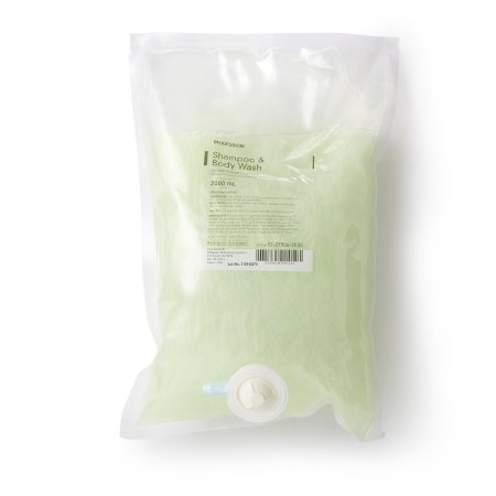 McKesson Shampoo and Body Wash McKesson 2,000 mL Dispenser Refill Bag Cucumber Melon Scent - Case of 4 - 53-27906-2000-CS