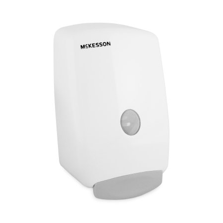 McKesson Soap Dispenser McKesson White Plastic Manual Push 2000 mL Wall Mount - Each - 53-2000-EA