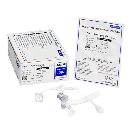 Smiths Medical ASD, Inc. Cuffed Tracheostomy Tube Bivona® TTS™ Disposable IC Size 8.0 Adult - Each - 670180-EA