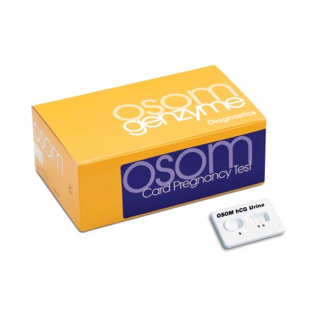 Sekisui Diagnostics Reproductive Health Test Kit OSOM® Fertility Test hCG Pregnancy Test Urine Sample 25 Tests CLIA Waived - KT/1 - 102W-KT