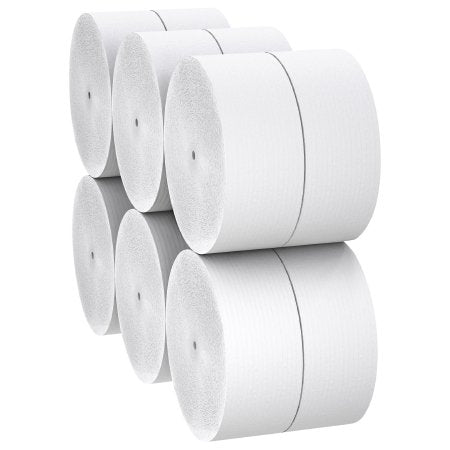 Kimberly Clark Toilet Tissue Scott® Essential Coreless JRT White 1-Ply Jumbo Size Coreless Roll Continuous Sheet 3-3/4 Inch X 2300 Foot - Case of 12 - 07005-CS