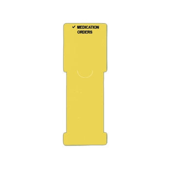 Carstens Pre-Printed Label Carstens® Auxiliary Label Yellow Polyethylene Medication Orders Black Alert Label - Each - 1693-23-EA