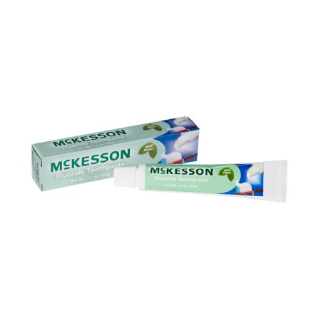 McKesson Toothpaste McKesson Mint Flavor 1.5 oz. Tube - Case of 144 - 16-9571-CS