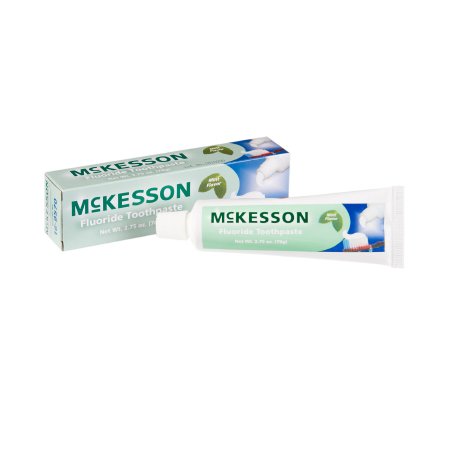 McKesson Toothpaste McKesson Mint Flavor 2.75 oz. Tube - Each - 16-9570-EA