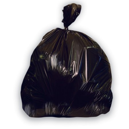RJ Schinner Co Trash Bag Heritage™ 16 gal. Black LLDPE 0.50 mil 24 X 32 Inch Star Seal Bottom Flat Pack - Case of 500 - HERH4832MK-CS