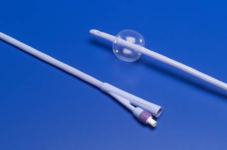 Cardinal Foley Catheter Dover™ 2-Way Standard Tip 3 cc Balloon 8 Fr. Silicone - CT/10 - 8887603085-CT