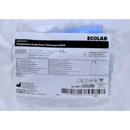 Microtek Medical Ultrasound Probe Cover Kit Ultra Cover™ 5 X 96 Inch Polyisoprene Sterile For use with Ultrasound Intraoperative Probe - Case of 20 - PC1308-CS