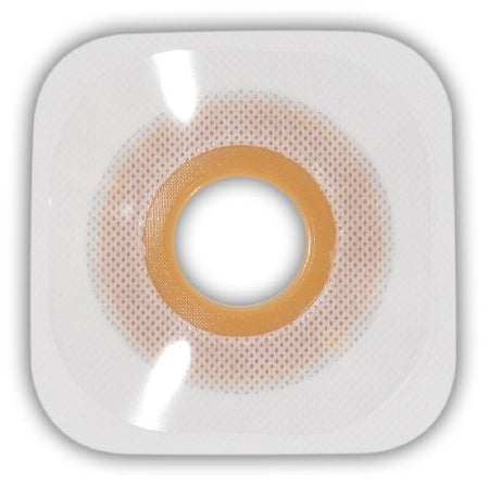 ConvaTec Ostomy Barrier Esteem synergy® Precut, Standard Wear Stomahesive® White Tape Small Flange Esteem Synergy™ System Hydrocolloid 1-1/8 Inch Opening 4 X 4 Inch - Box of 10 - 405477-BX