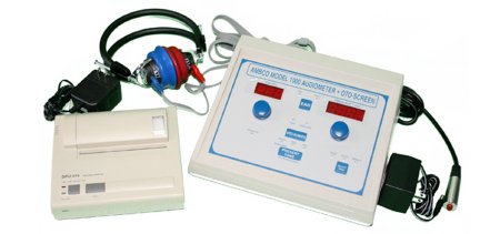 Ambco Electronics Audiometer with Printer OtoScreen Pure Tone Automatic Screening Air Conduction - Each - 1000+P-EA