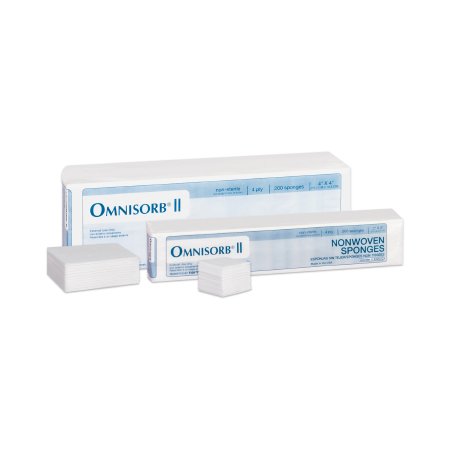 Tidi Products Nonwoven Sponge Omnisorb® 2 X 2 Inch 200 per Sleeve NonSterile 4-Ply Square - Case of 25 - 942022-CS