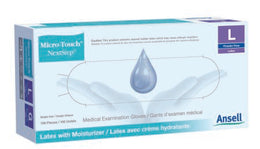 Ansell Exam Glove Micro-Touch® NextStep® X-Large NonSterile Latex Standard Cuff Length Fully Textured Green Not Rated - Box of 1 - 3204-BX