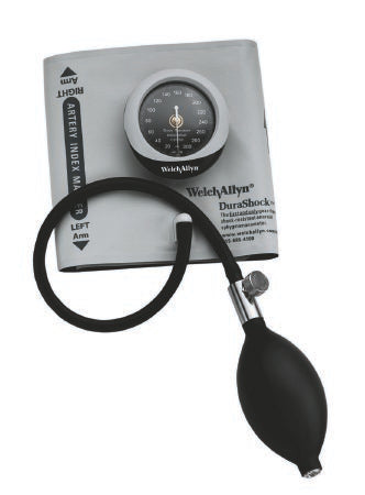 Welch Allyn Aneroid Sphygmomanometer Unit DuraShock® Adult Nylon 23 - 40 cm Pocket Aneroid - Each - DS45-11CB-EA