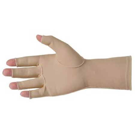 Patterson Medical Supply Compression Gloves Edema Gloves 2 Open Finger X-Small Over-the-Wrist Length Left Hand Lycra® / Spandex - Each - A571201-EA