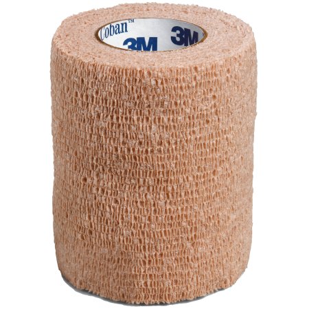3M Cohesive Bandage 3M™ Coban™ 3 Inch X 5 Yard Self-Adherent Closure Tan NonSterile Standard Compression - Roll of 1 - 1583-RL